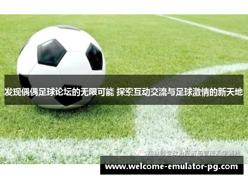 发现偶偶足球论坛的无限可能 探索互动交流与足球激情的新天地